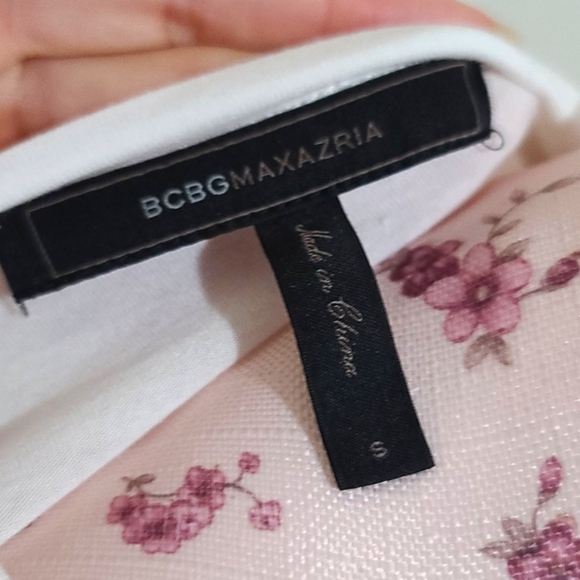 BCBG Lane High Low Colorblock top - Picture 6 of 7